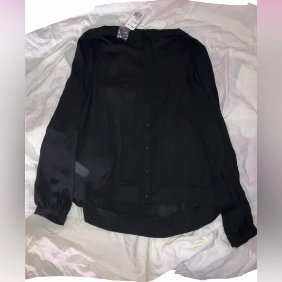 Forever 21 Plus Sizes - Forever 21+ Black long sleeve blouse - Picture 11 of 14